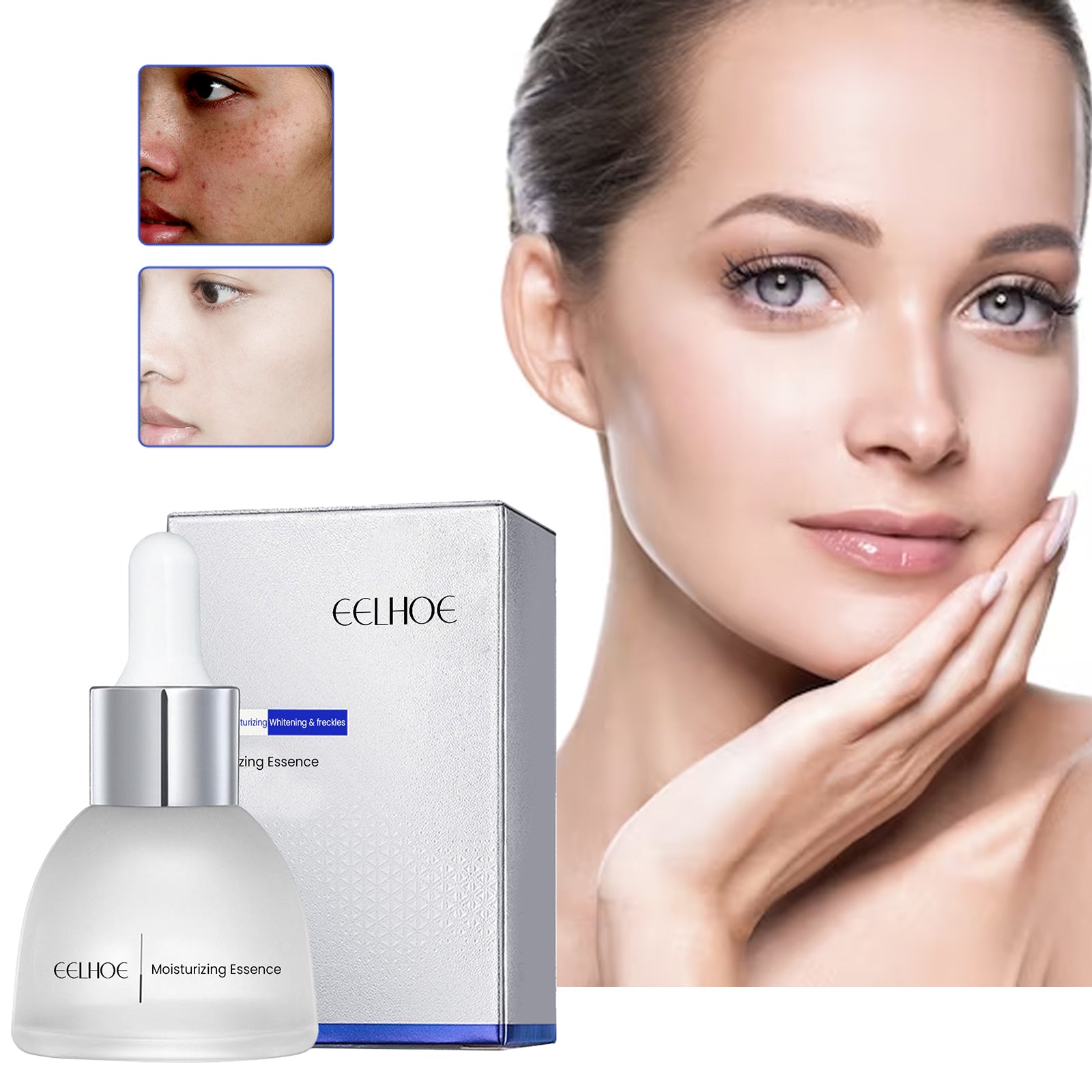 EELHOE Brightening Serum Lightening Dark Spots Firming Facial Skin Hydrating Whitening Serum